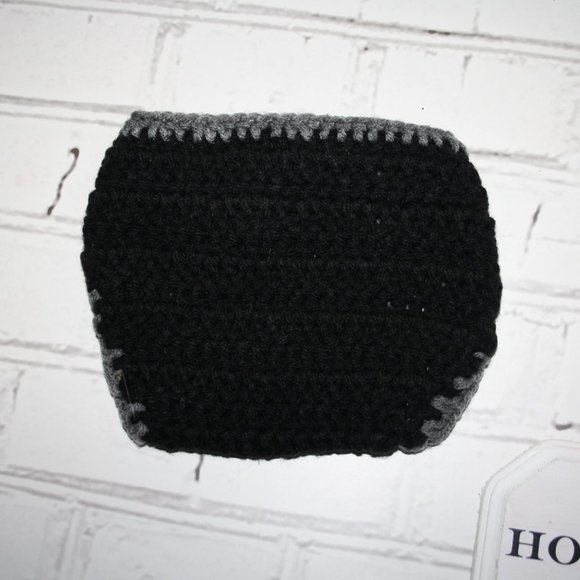 ⚫ GRAY + BLACK DIAPER COVER · 3–6 MO 🌫️ - Picture 3 of 4